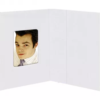 DAIBER carpetas blanco mate 38x58 mm - pack de 100