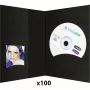 DAIBER 6613 1x100 carpetas con archivo CD, 10x15, negro