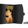DAIBER 09024 fundas de fotos negro 20x30cm pack de 20