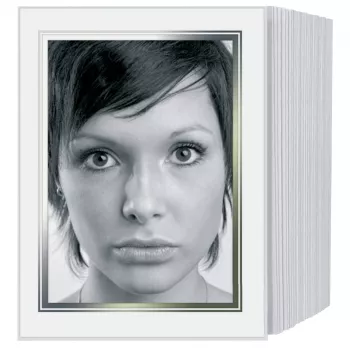 DAIBER 1x125 paspartús 13x18 cm paspartús blancos para fotos 9x13
