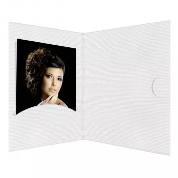 DAIBER Opti-Line carpetas retrato 13x18 cm blanco (pack de 100)