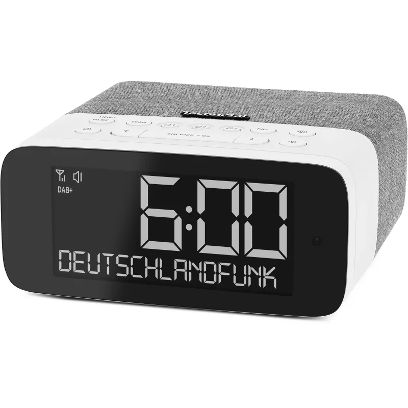 TechniSat DigitRadio 52 ASA radio DAB+/FM Bluetooth gris/blanco