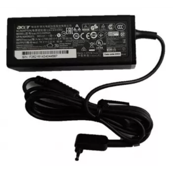 Adaptador de CA Acer 2.37A con cable de alimentación - 45W 19V fuente de alimentación para portátil