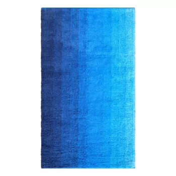 Alfombrilla de baño Dyckhoff Colori azul 70 x 120 cm
