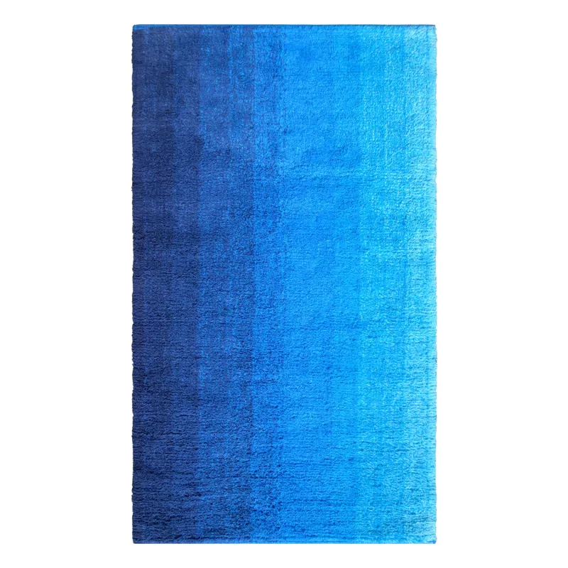 Alfombrilla de baño Dyckhoff Colori azul 70 x 120 cm