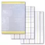 Dyckhoff Mojito Cocktail Checkered juego de paños de cocina de 3 piezas 50x70 cm