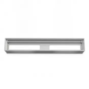 Kindermann Panel de módulos para 6 inserciones - aluminio plata 2U