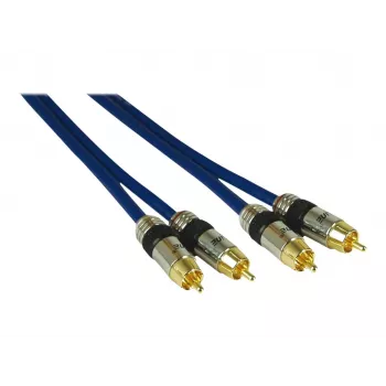 Kindermann cable de audio RCA macho a RCA macho