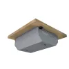 Kindermann tapa protectora embutida para CablePort Standard Box - aluminio anodizado plateado