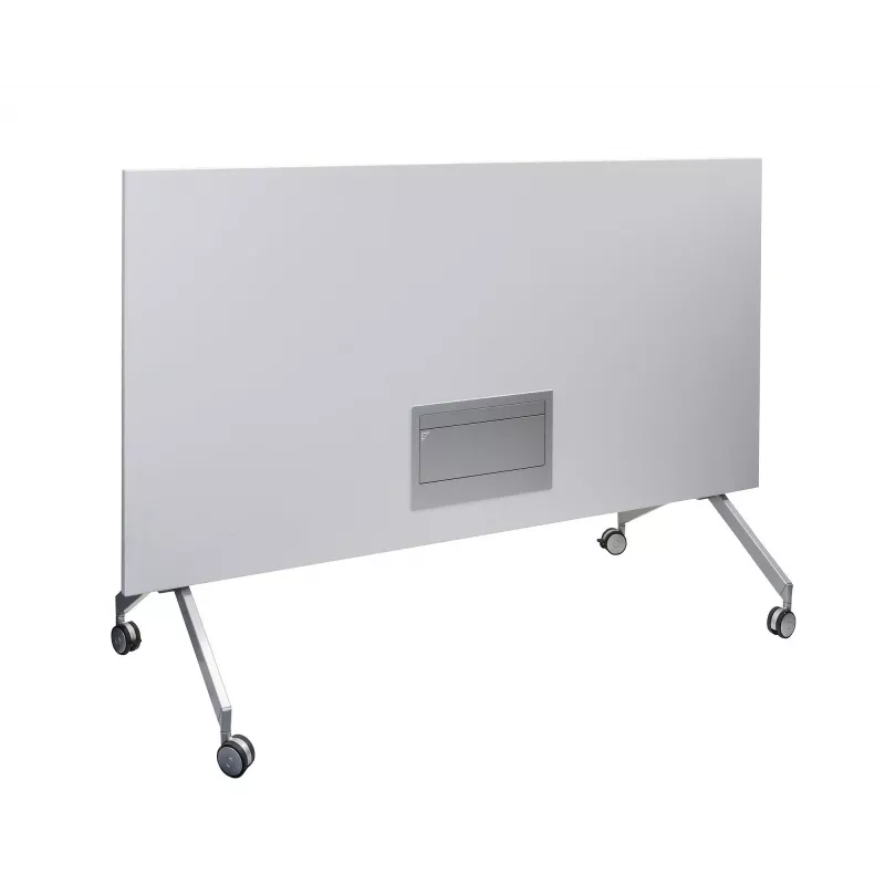 Kindermann tapa protectora embutida para CablePort Standard Box - aluminio anodizado plateado