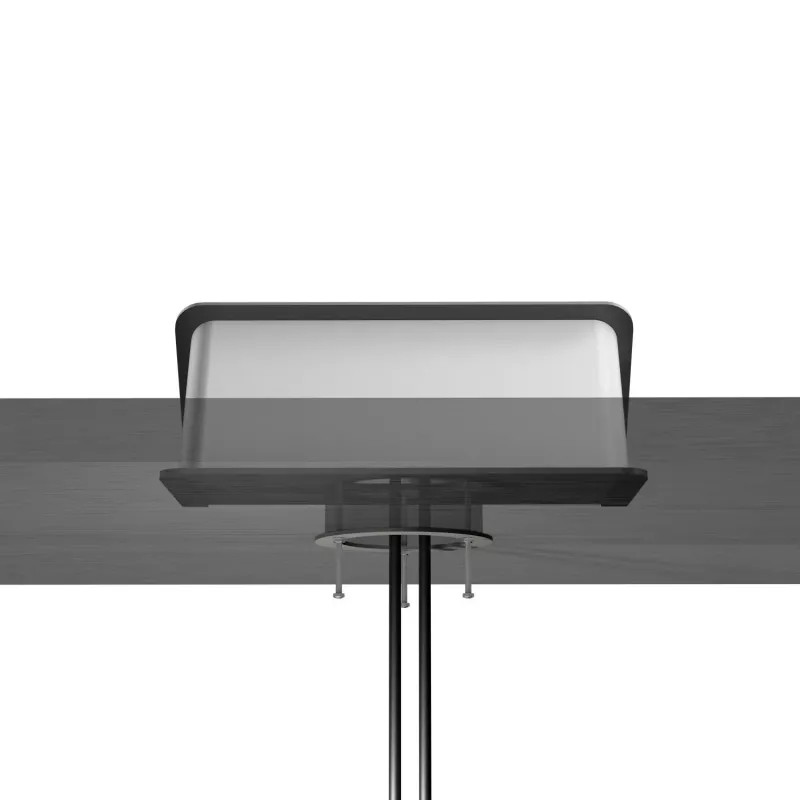 Kindermann CablePort desk 80 módulo de alimentación de escritorio de 4 vías, negro