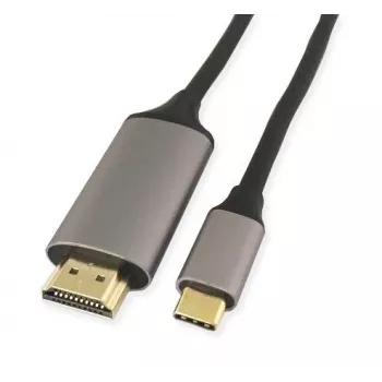 KINDERMANN cable adaptador USB-C a HDMI, 5 m, negro (WLZ-4423 L=5m)