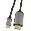 KINDERMANN cable adaptador USB-C a HDMI, 5 m, negro (WLZ-4423 L=5m)