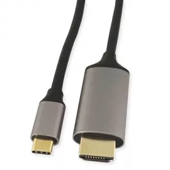 KINDERMANN cable adaptador USB-C a HDMI, 5 m, negro (WLZ-4423 L=5m)