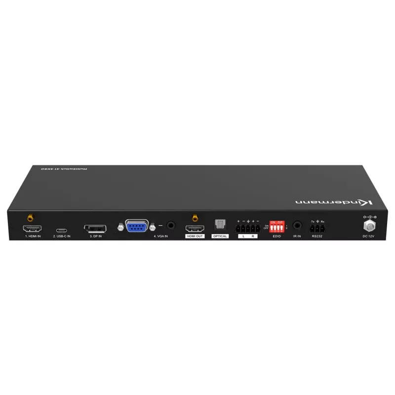 Kindermann MultiSwitch 41 conmutador HDMI 4K60 4x1