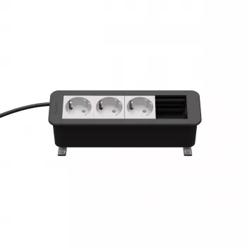 Kindermann CP Office Desk 4-Way 3 x tomas de corriente (7550000203)