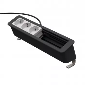 Kindermann CP Office Desk 6-Way 3 x toma de corriente