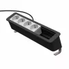 Kindermann CP Office Desk 6-Way 4 x panel de conexión de tomas de corriente (7550000304)
