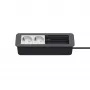 Kindermann CablePort Office Frame de 4 vías 2x toma de corriente KIN 7551000202