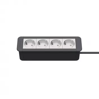 Kindermann CP Office Frame 4-Way 4 x toma de corriente (7551000204)
