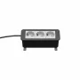 Kindermann CP Office Desk Regleta de 3 tomas con 3 tomas Schuko, cable de 2m, plata/negro