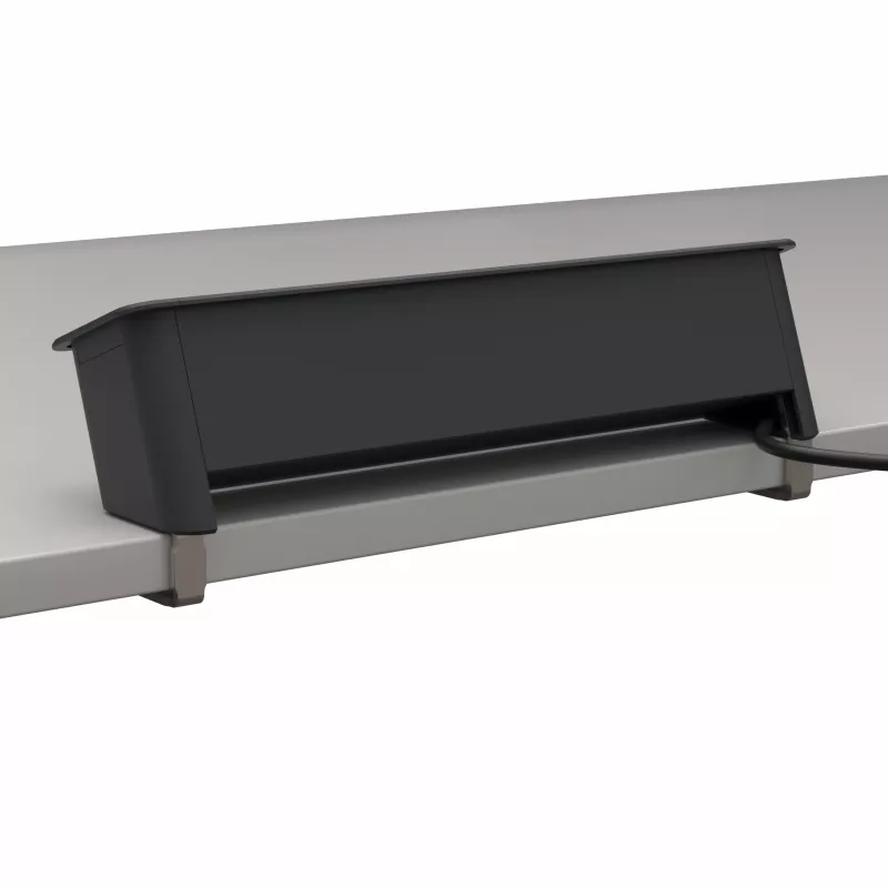 Kindermann CP Office Desk Regleta de 6 tomas 5x Schuko 1x USB-C PD 60W con abrazadera