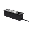 Kindermann CP Office Frame de 4 vías 2x Schuko 1x USB-C PD módulo de alimentación y datos para mesa