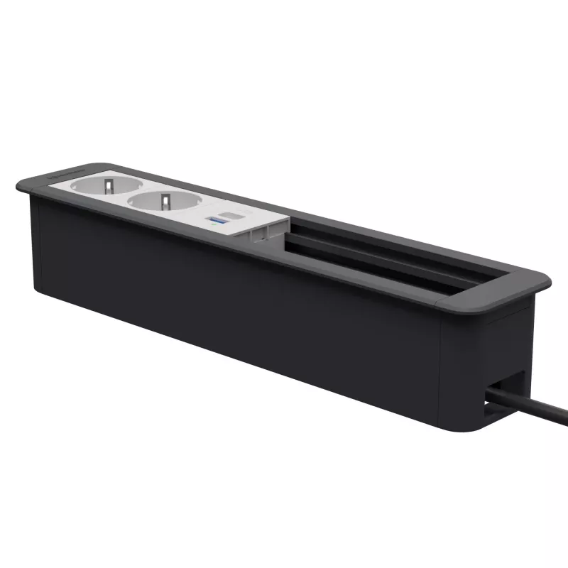 Kindermann CP Office Frame 6 tomas 2x corriente 1x USB PD (7551000332)
