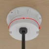 Kindermann CablePort Table White (STS-R90-2 blanco) - panel de conexión de mesa con 2x tomas Schuko