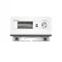 Kindermann CablePort desk de 4 vías 1x toma Schuko 1x carga USB-A plata