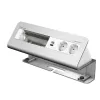 Kindermann CablePort desk² Módulo de fijación de mesa 6 tomas 2x carga USB plata/negro