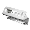 Kindermann CablePort desk de 6 vías 3x corriente USB módulo de fijación a mesa (7430001163)