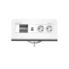 Kindermann CP desk 80 4 ranuras 2x corriente USB panel de conexión de escritorio