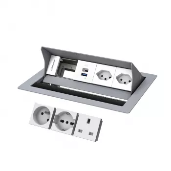 Kindermann CP Standard² 4 tomas 2x Schuko/USB INT 7492IN1172
