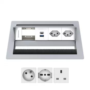 Kindermann CP Standard² 4 tomas 2x Schuko/USB INT 7492IN1172