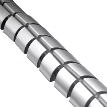 Kindermann Set de canaleta para cables plateado 74,5 cm