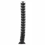 Kindermann Canaleta para cables 74,5 Negro