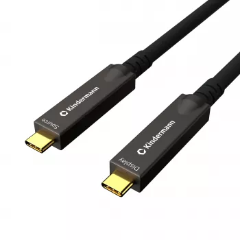 Kindermann Cable USB-C AOC Full Feature 8m macho/macho (5773001008)