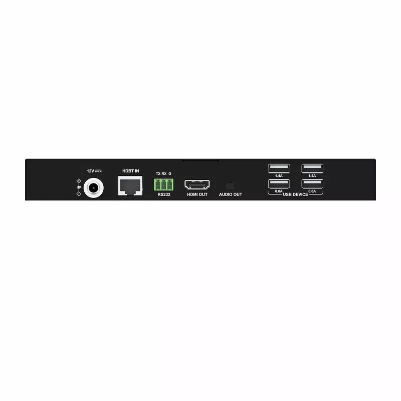 Kindermann HDMI-HDBT 2.0 Extender - receptor - RS-232 - USB 2.0