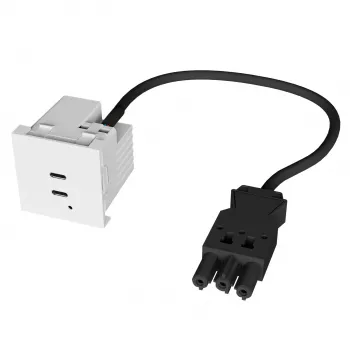 Kindermann Cargador USB-C de doble puerto 65W PD