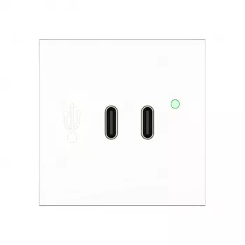 Kindermann Cargador USB-C de doble puerto 65W PD