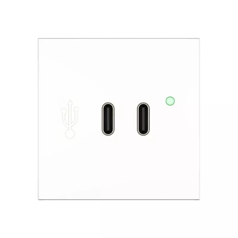 Kindermann Cargador USB-C de doble puerto 65W PD