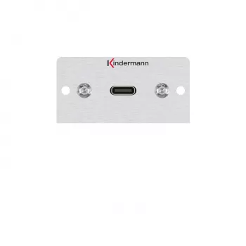 Kindermann Konnect Alu 50 Estación de acoplamiento compatible con USB-C USB 4