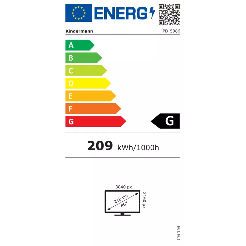 Kindermann Pantalla PD-5086 86