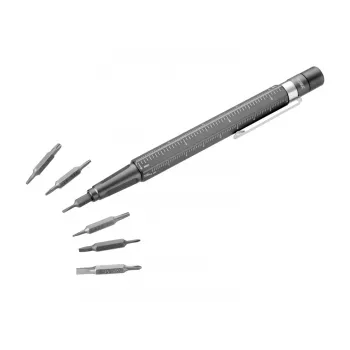 TROIKA Bit-Bolígrafo CONSTRUCTION TOOL 13 Multiherramienta bolígrafo (BIT20/TI)