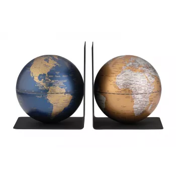 TROIKA Globo Set BOOKGLOBE (G1303-DBBR/BK)
