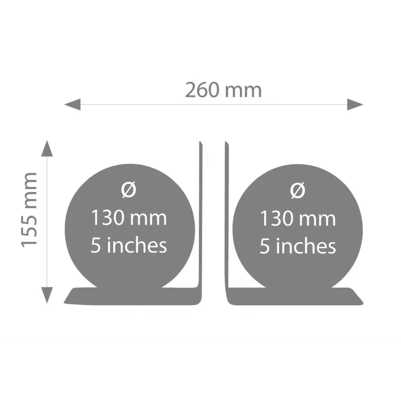 TROIKA Globo Set BOOKGLOBE (G1303-DBBR/BK)