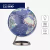 TROIKA Globe 23.5 Degrees (G2507-P2P2/CB) - globo de escritorio pisapapeles, base cromada, 60mm