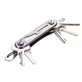 Troika CLEVER KEY Organizador de llaves Titanio