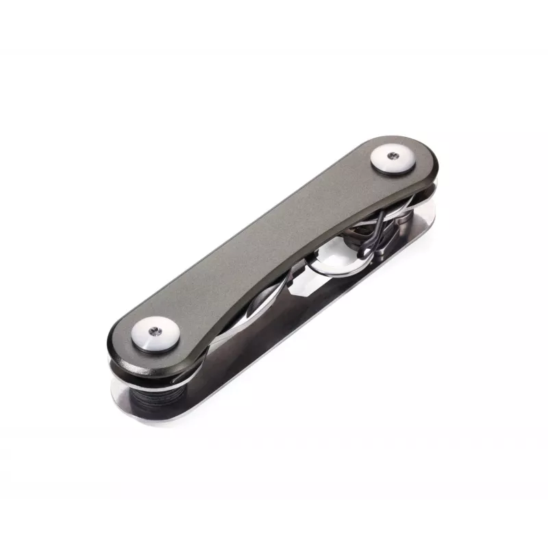 Troika CLEVER KEY Organizador de llaves Titanio